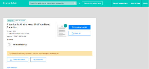 ResearchGate Publication Details